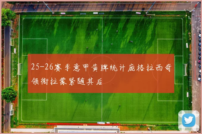 25-26赛季意甲黄牌统计庞格拉西奇领衔拉蒙紧随其后